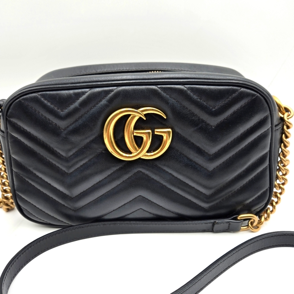 COA Included -  Gucci Shoulder Bag / Crossbody GG Marmont - Picture 2 of 14